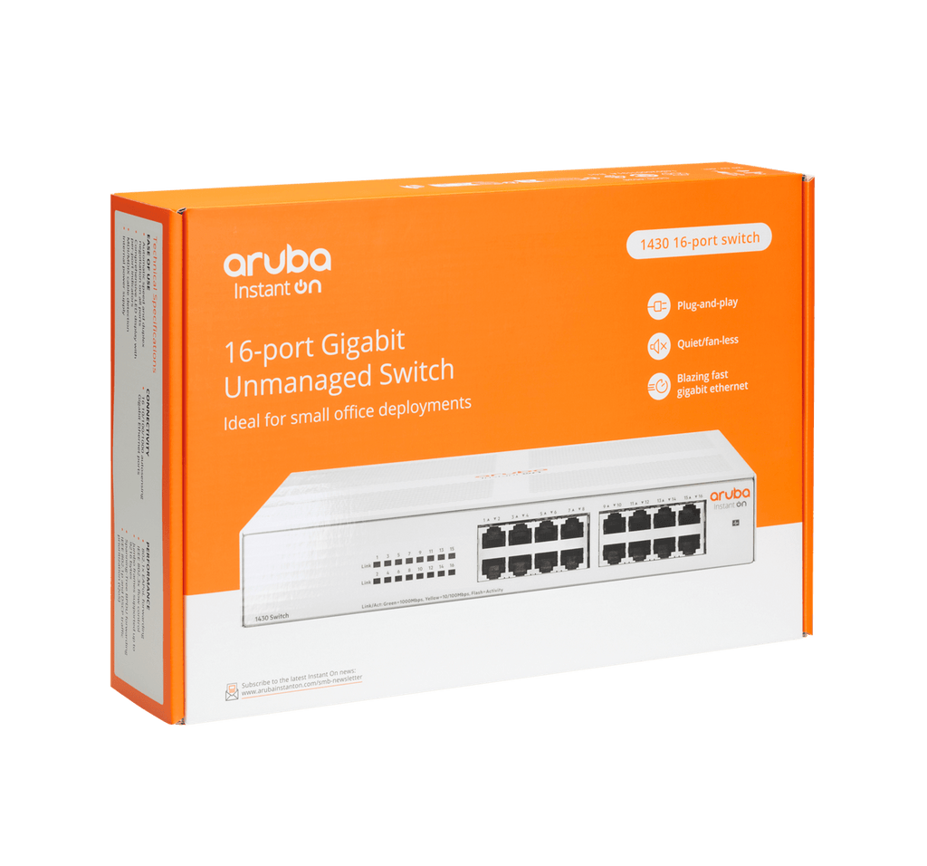 (NEW VENDOR) ARUBA R8R47A Aruba Instant On 1430 16G Switch - C2 Computer