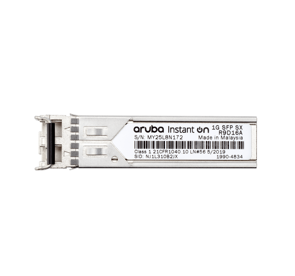 (NEW VENDOR) ARUBA R9D16A Aruba Instant On 1G SFP LC SX 500m MMF XCVR - C2 Computer