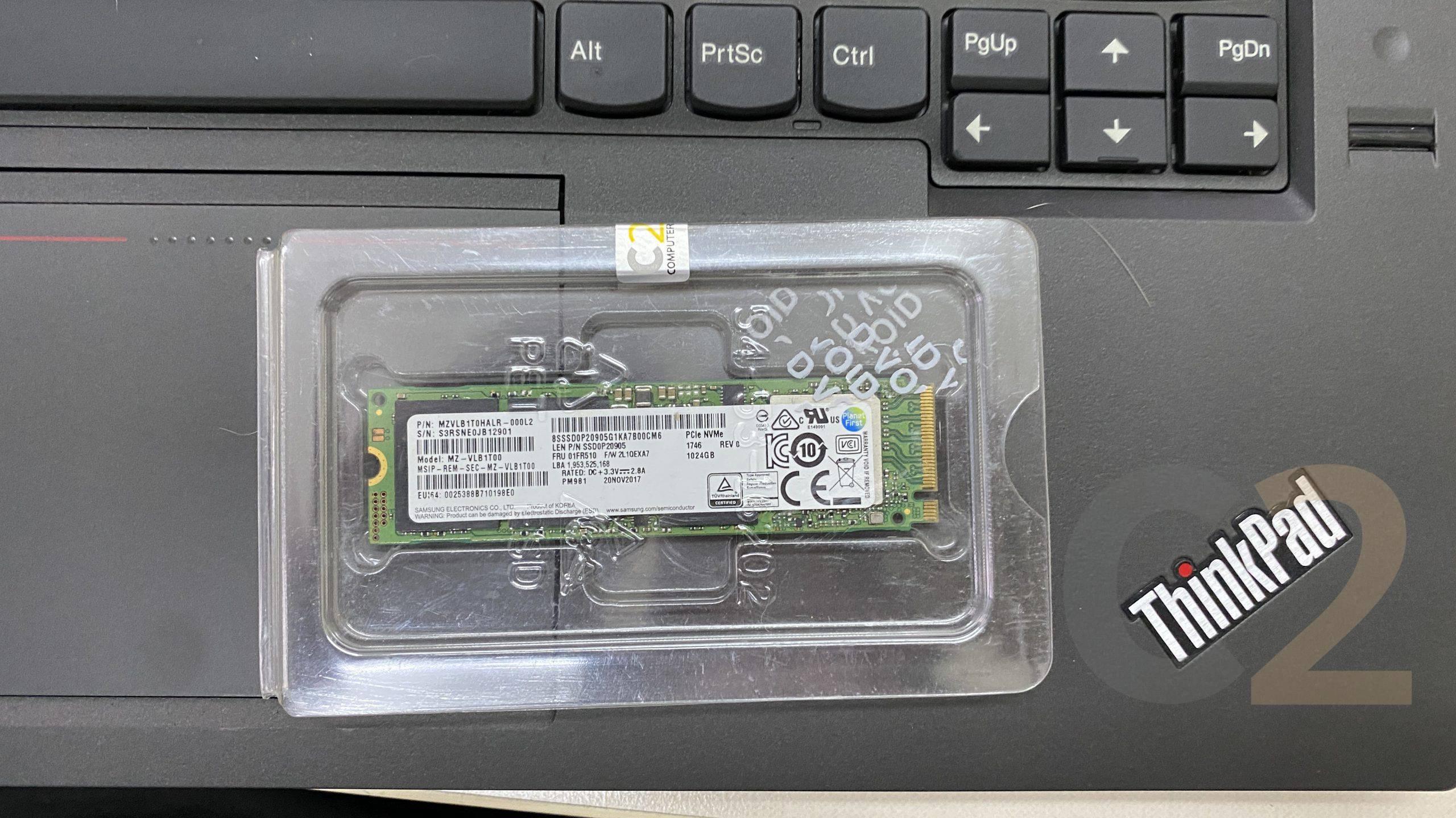 (特價) SAMSUNG PM981 MZVLB1T0HALR 1TB M.2-2280 SSD 固態硬碟 95% NEW - C2 Computer Hình ảnh chính