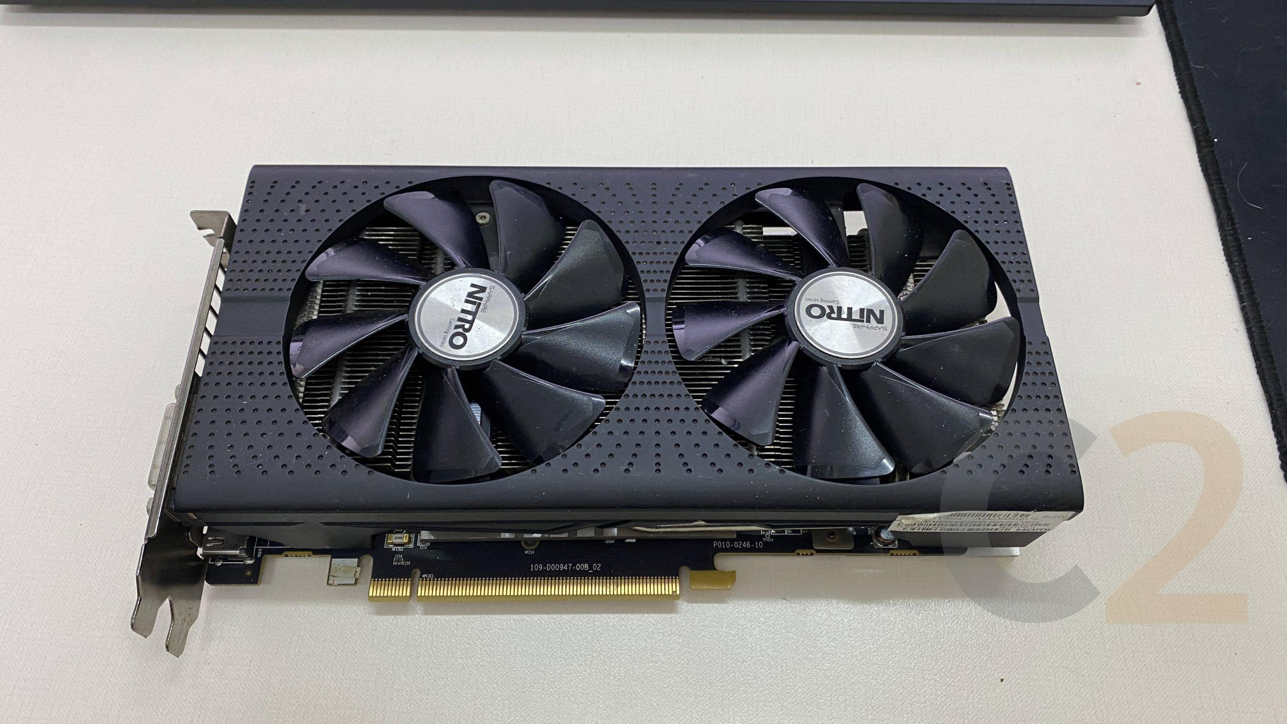 (特價) SAPPHIRE NITRO AMD RX580 4G DDR5 GRAPHIC CARD 80% NEW - C2 Computer メイン画像