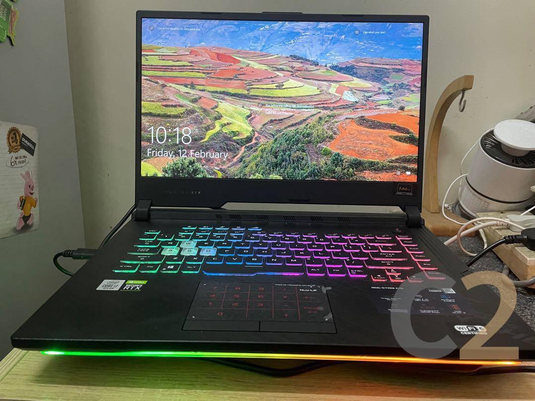 (USED) ASUS ROG Strix G512LV i7-10870H 4G 128-SSD NA RTX 2060 6GB 15.6inch 1920x1080 144Hz Gaming Laptop 95% - C2 Computer Hauptbild