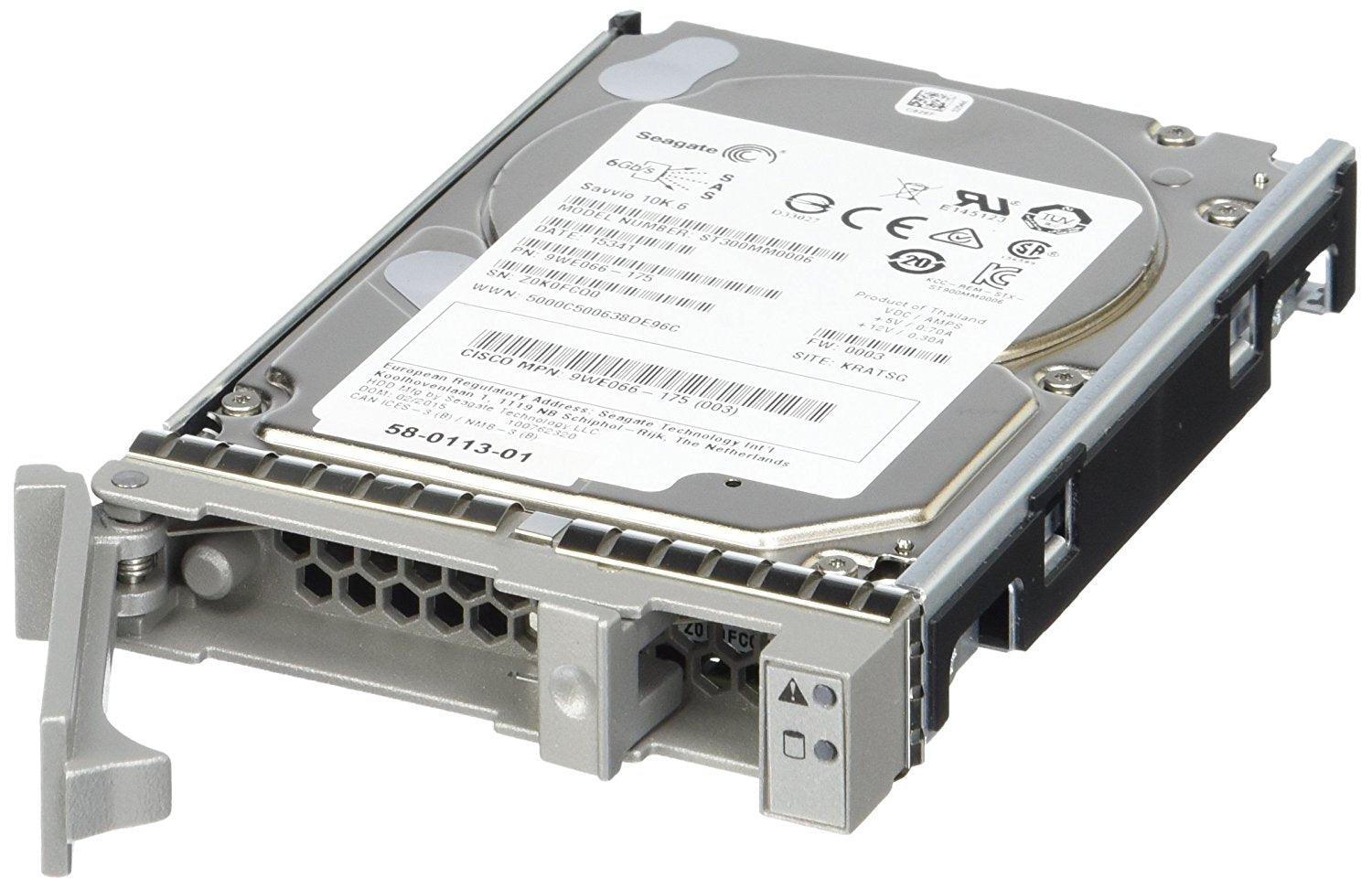 (USED) CISCO UCS-HD900G10K12G 900GB 10000RPM SAS 12GBPS SFF(2.5INCH) HOT SWAP HARD DRIVE WITH TRAY - C2 Computer 메인 이미지