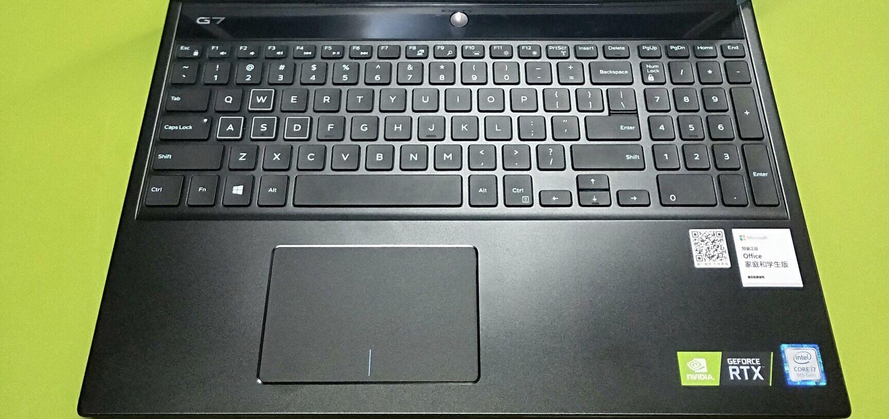 (USED) DELL G7 7590 I7-8750H 4G NA 500G RTX 2070 8G 15.6inch 1920x1080 Gaming Laptop 95% Secondary image