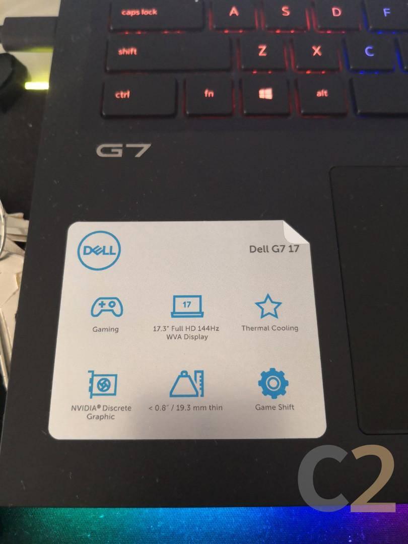 (USED) DELL G7 7700 i7-10750H 4G 128-SSD NA RTX 2060 6GB 17.3inch 1920x1080 Gaming Laptop 95% Secondary image