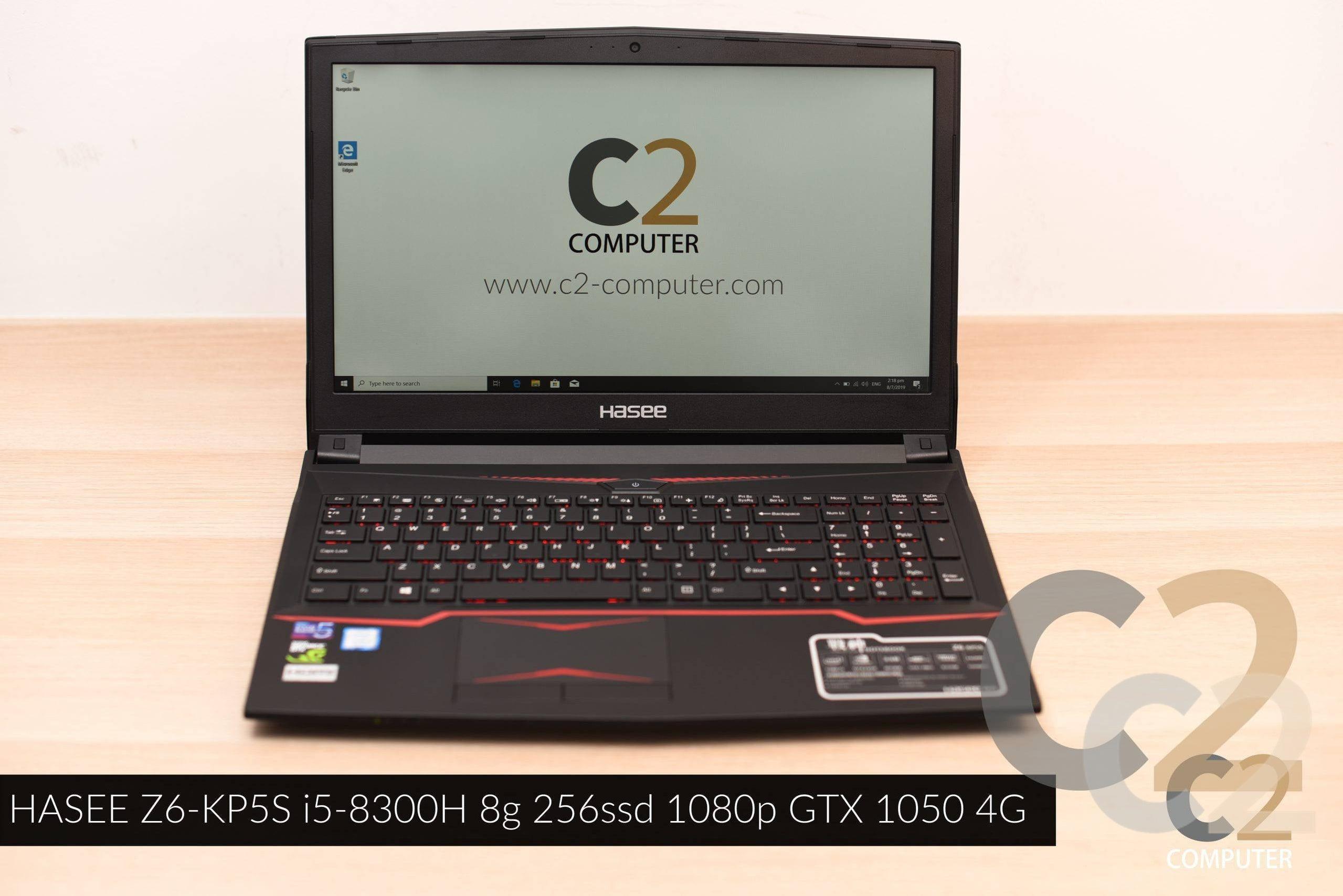 （特價一台）（二手）hasee戰神（神舟-戰神）z6-kp5s I5-8300H 8G 256G-SSD GTX GTX 1050 4G 15.6inch 1920×1080 Gaming tappop電競本90％New New New New 次要影像