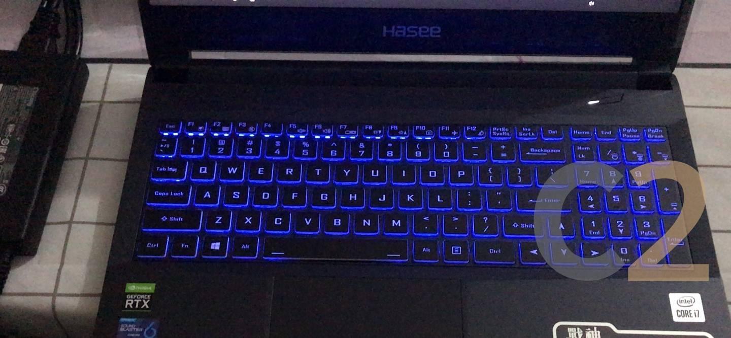 (USED) HASEE Z8 i7-11800H 4G 128-SSD NA RTX 3060 6GB 15.6inch 1920x1080 144Hz 電競本 95% Secondary image