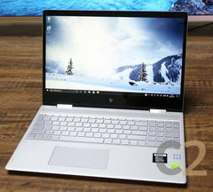 (USED) HP Pavilion X360 15 i5-7200U 4G 128G-SSD NA R7 M530 2G 15.6inch 1920x1080 Touch Screen Entertainment Laptops 95% - C2 Computer