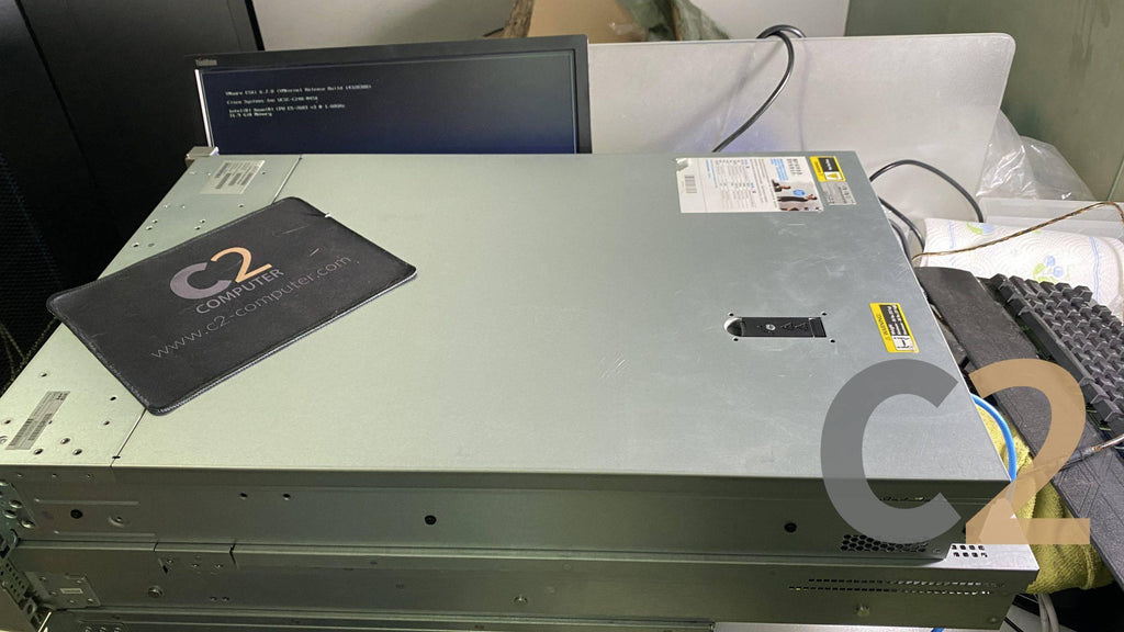 (特價一台)(USED) HPE DL380 G9 Gen9 SFF XEON E5-2680 v3 x 2 HPE ORIGINAL ECC 32G DDR4 2133p x 8 = 256G -全新- EXOS 2.4T 12Gbps SAS 2.5inch x 11 P840 4G RAID iLO Adv. DUAL 800W PSU 90%NEW - C2 Computer