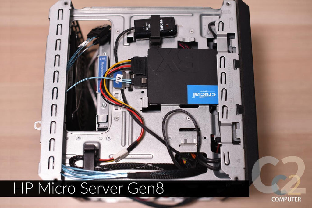(特價一台)(USED) HPE MicroServer G8 E3-1230 v2 16G P222 RAID Samsung 256g 2.5inch 90% NEW - C2 Computer