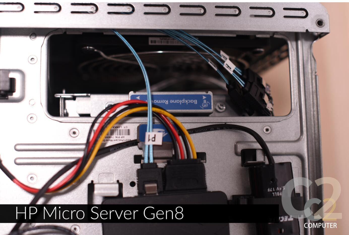 (特價一台)(USED) HPE MicroServer G8 E3-1230 v2 16G P222 RAID Samsung 256g 2.5inch 90% NEW - C2 Computer