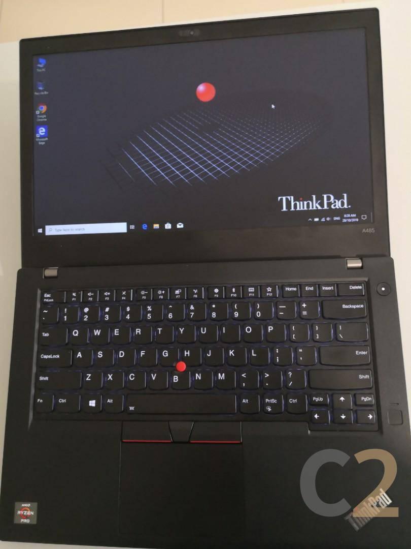 (USED) LENOVO ThinkPad A485 Ryzen 7 PRO 2700U 4G 128-SSD NA Radeon Vega 10 Graphics 1GB 14inch 1920x1080 Business Laptop 95% - C2 Computer 主圖