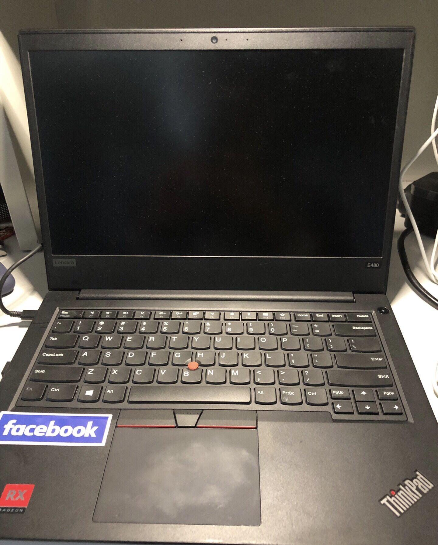 (USED) LENOVO Thinkpad E480 i5-8250U 4G NA 500G RX550 2G 14inch 1920x1080 Business Laptop 95% Secondary image