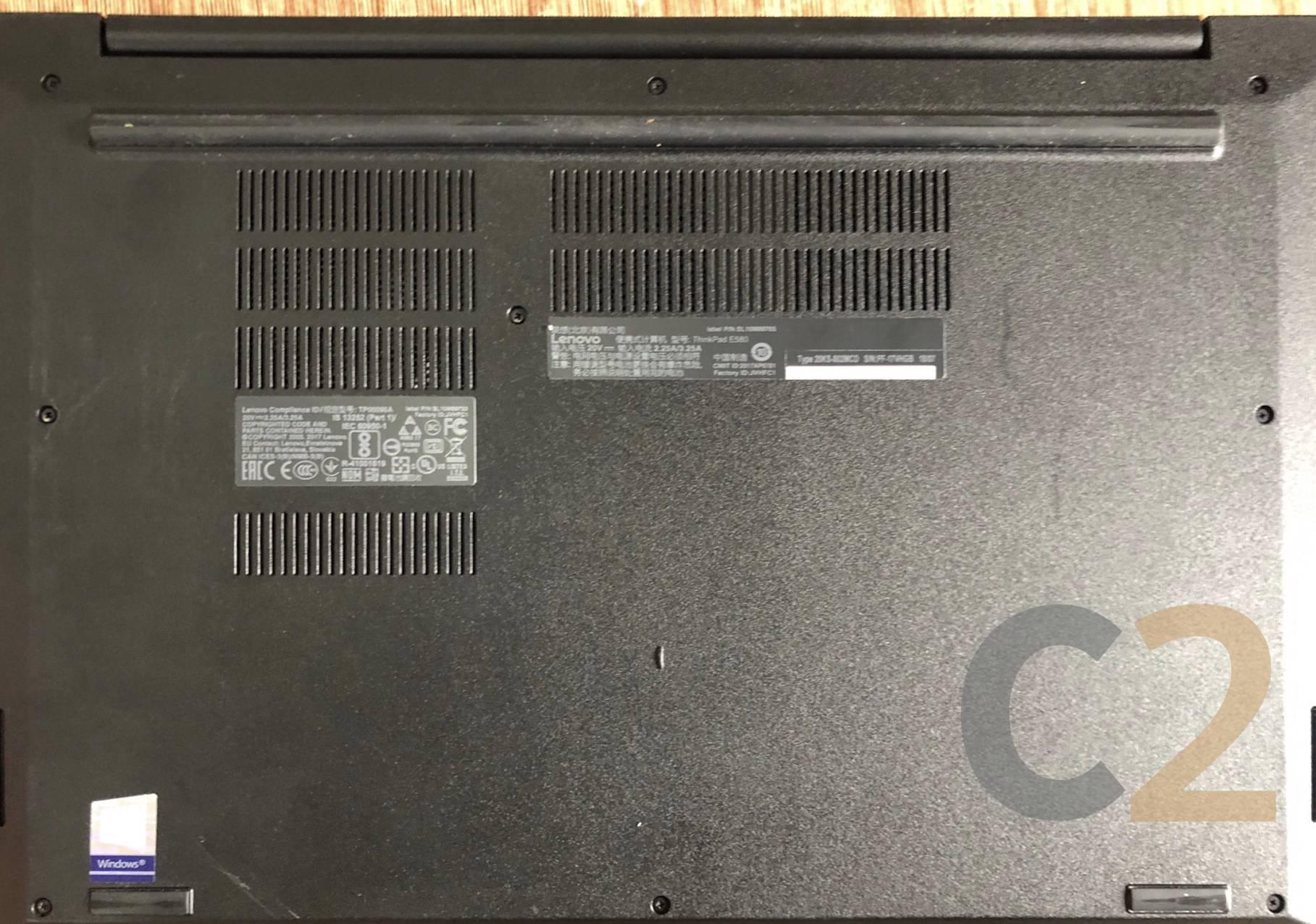 (USED) LENOVO Thinkpad E580 i7-8550U 4G NA 500G RX 550 2G 15.6inch 1920x1080 Business Laptop 95% Secondary image