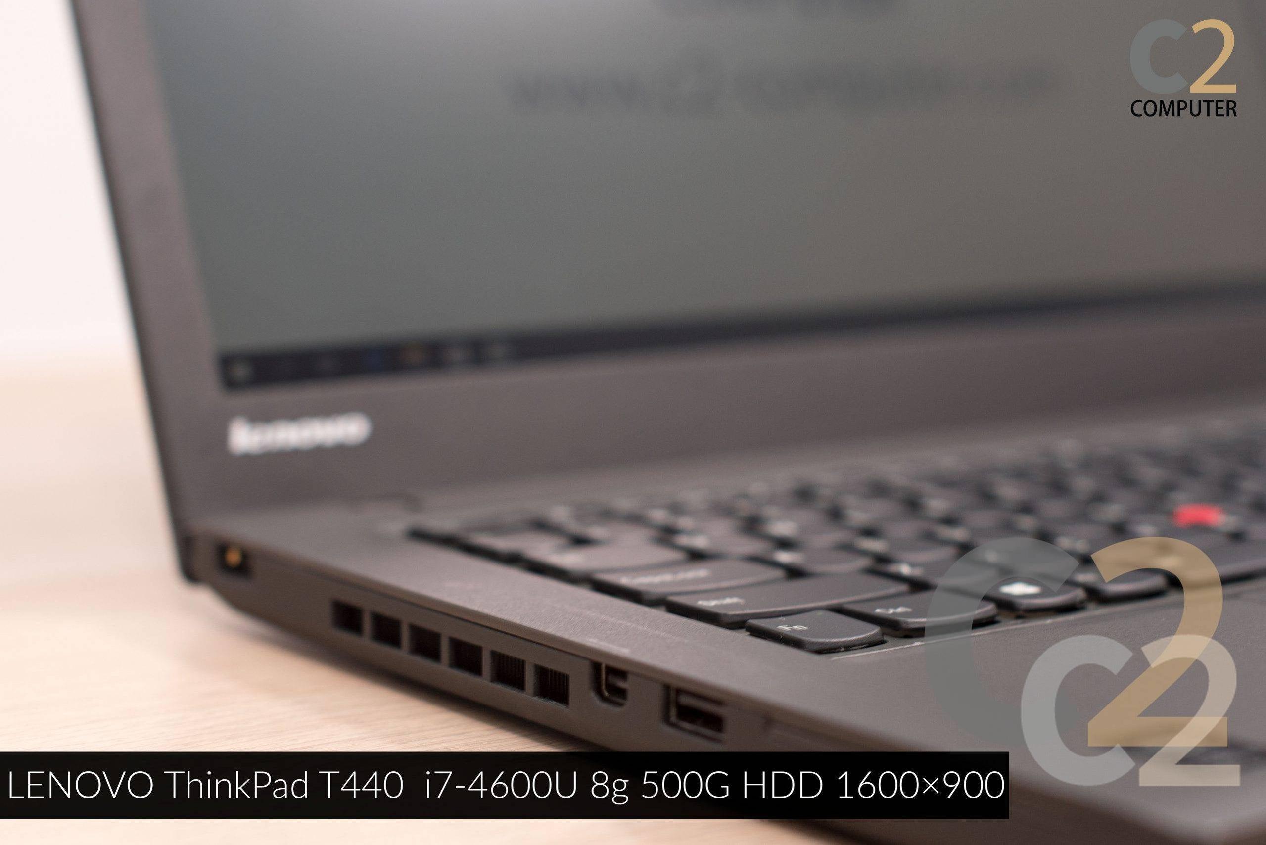 (特價一台)(USED) LENOVO ThinkPad T440 i7-4600U 4G 128G-SSD 14inch 1600x900 Business Laptop 商務辦公本 95% NEW - C2 Computer