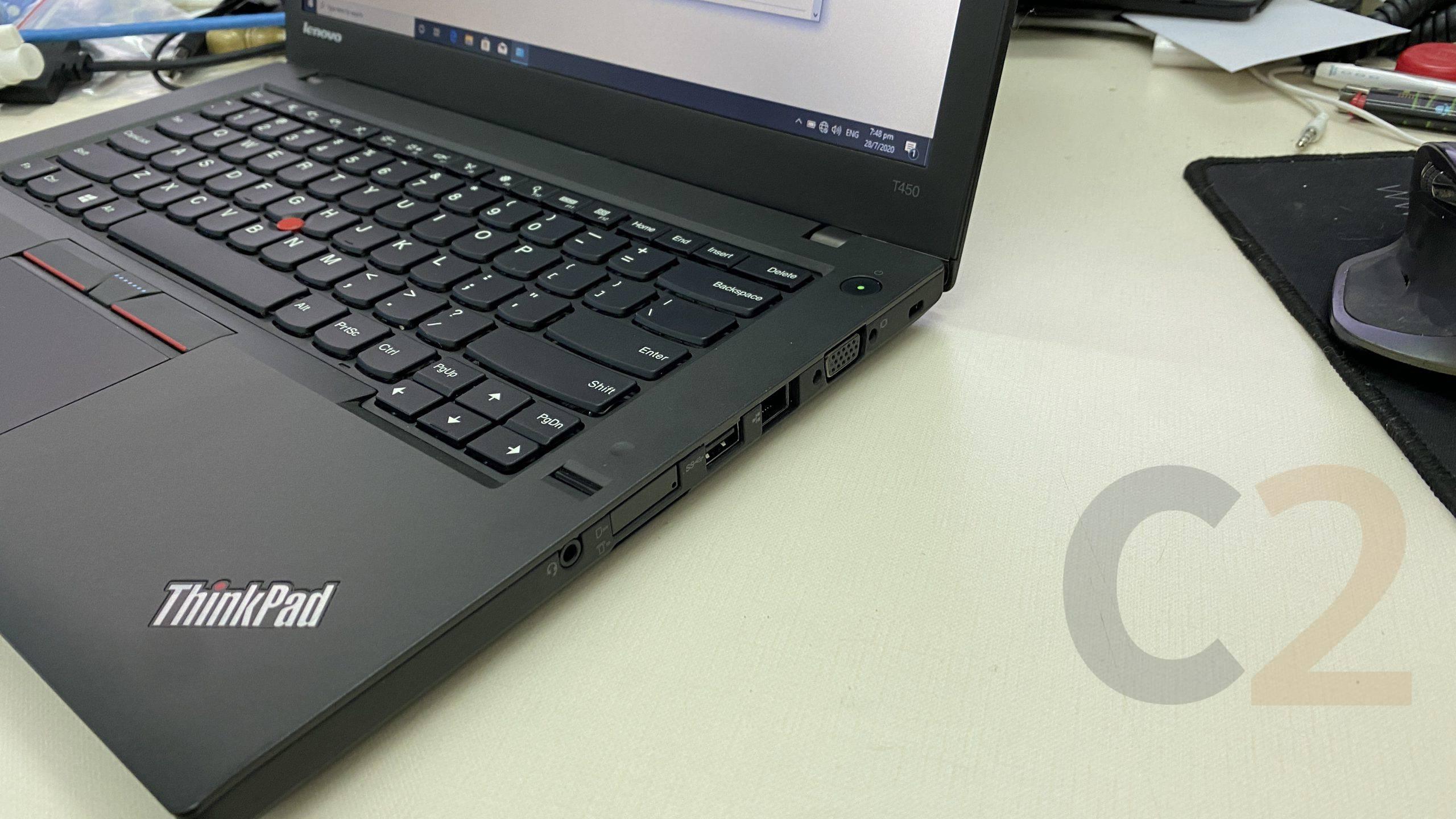 (USED) LENOVO Thinkpad T450 i5-5300U 4G NA 500G HD 5500 14inch 1920x1080 Business Laptop 95% - C2 Computer