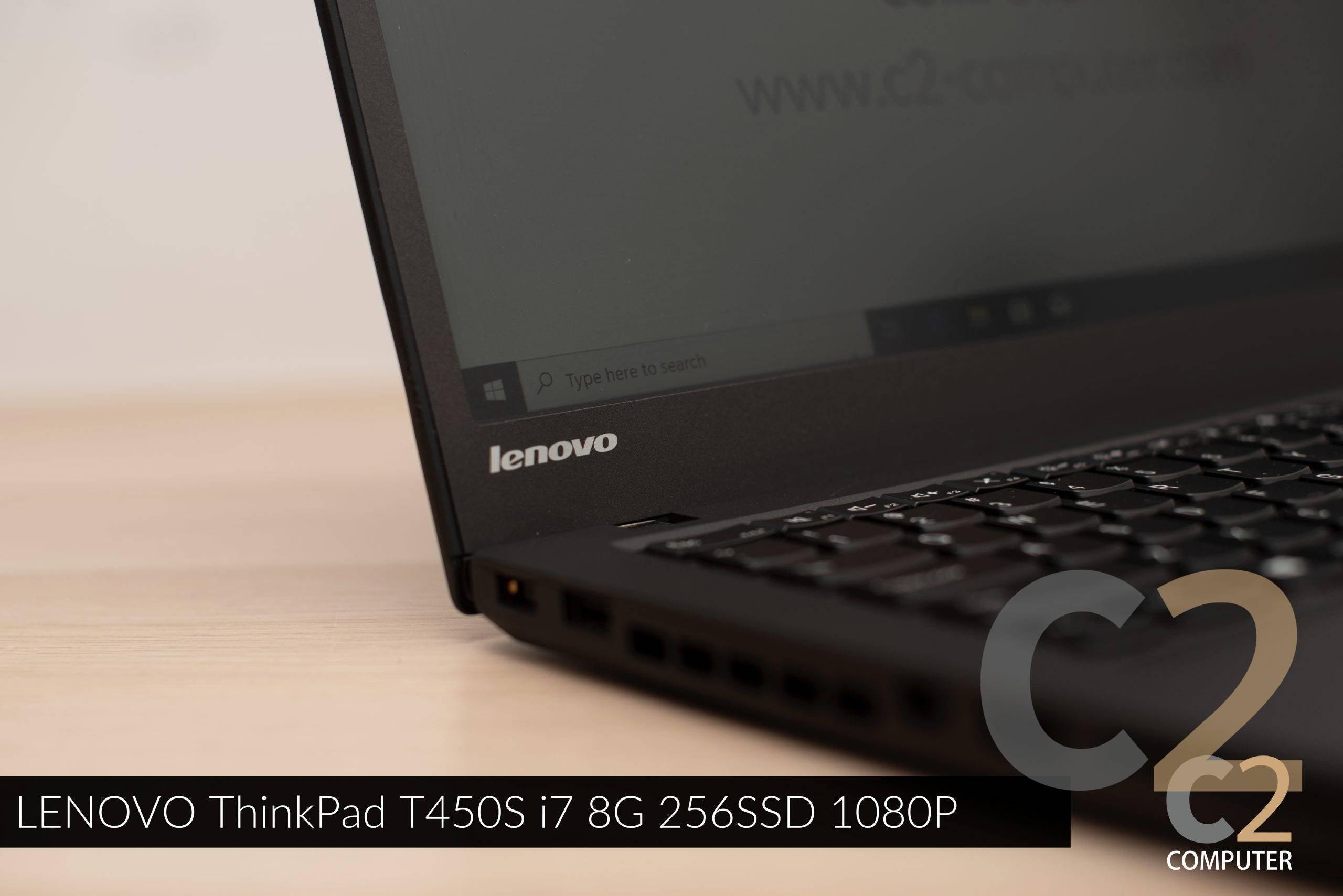 (USED) LENOVO Thinkpad T450s i5-5300U 4G NA 500G HD5500 14inch 1920x1080 Business Laptop 95% - C2 Computer