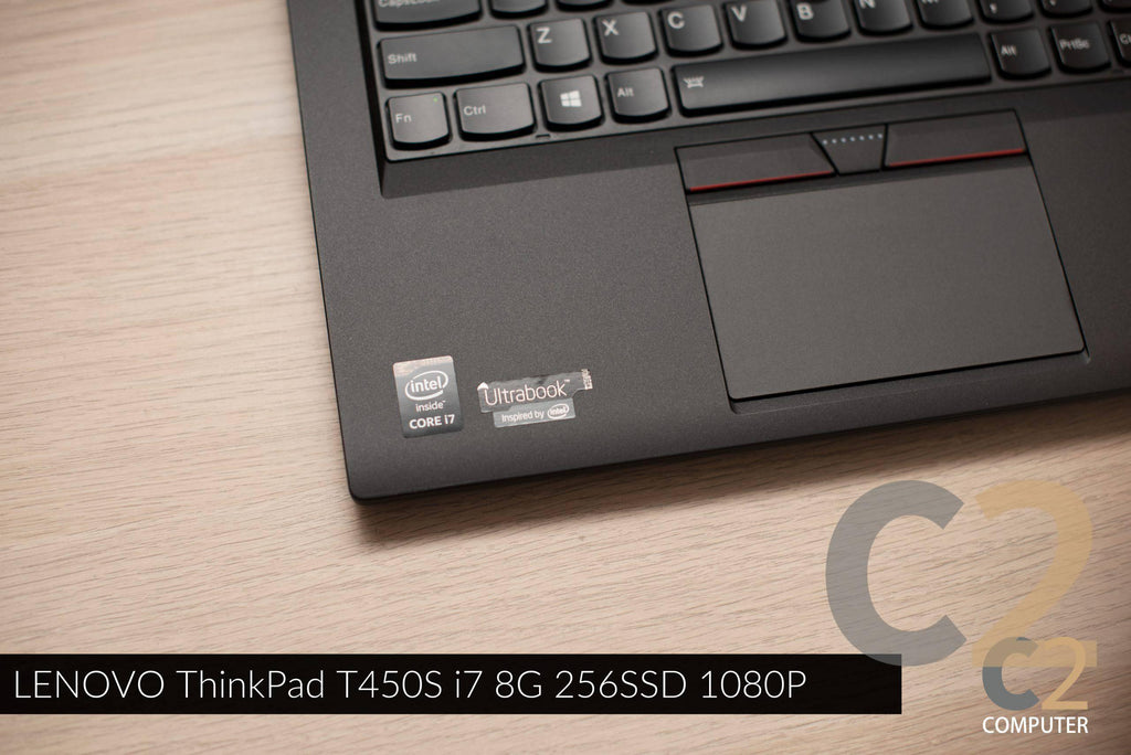 (USED) LENOVO Thinkpad T450s i5-5300U 4G NA 500G HD5500 14inch 1920x1080 Business Laptop 95% - C2 Computer