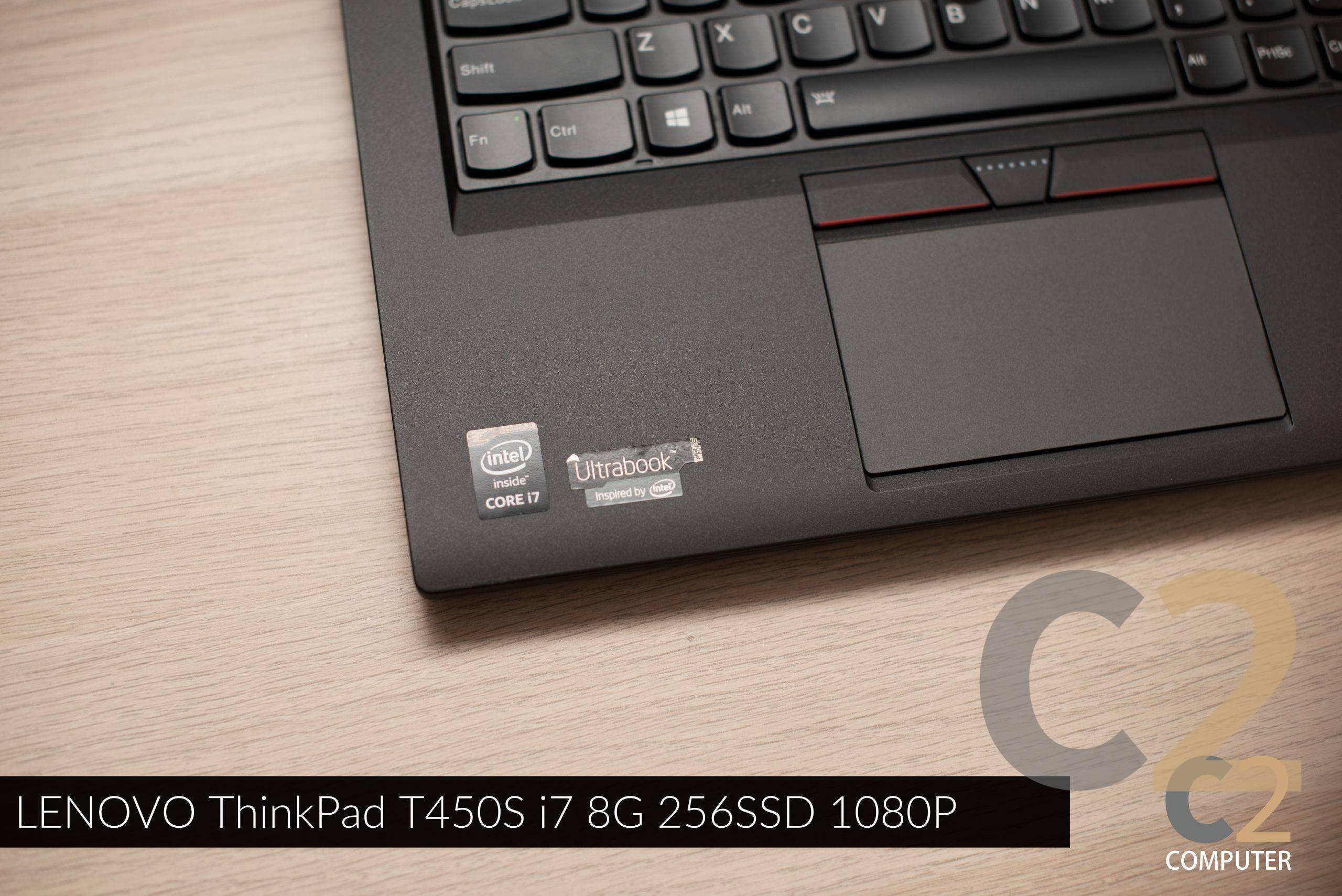 (USED) LENOVO Thinkpad T450s i5-5300U 4G NA 500G HD5500 14inch 1920x1080 Business Laptop 95% - C2 Computer