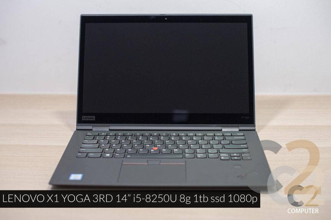 (特價)(USED)LENOVO X1 YOGA 3RD 14inch i5-8250U 8G 1T-SSD 1080p Touch Screen Ultrabook 超級本 95% NEW - C2 Computer