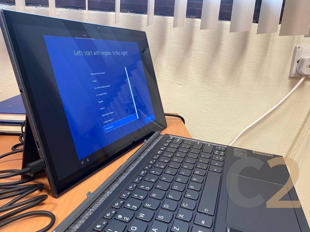 （二手）聯想瑜伽二重奏I5-10210U NA Intel UHD圖形13.3inch 2160x1350 2k平板電腦2in1 95％ 次要影像