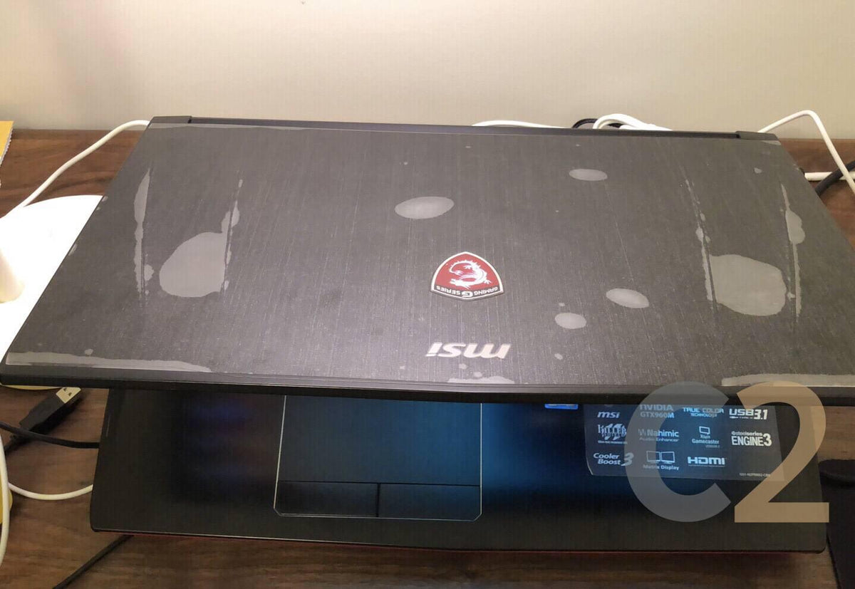 (USED) MSI GE62-6QD-1077XCN i7-6700HQ 4G NA 500G GTX 960M 2G 15.6inch 1920x1080 Gaming Laptop 95% - C2 Computer