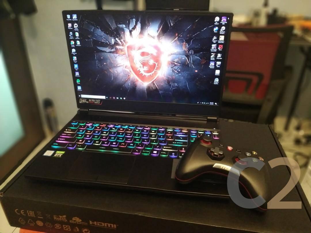 (USED) MSI GE65 Raider 9SF i7-9750H 4G 128-SSD NA RTX 2060 8GB 15.6inch 1920x1080 Gaming Laptop 95% - C2 Computer Main image