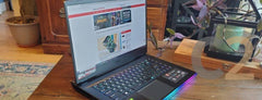 (USED) MSI GE66 i7-10750 4G 128-SSD NA GTX 1660 Ti 6GB 15.6inch 1920x1080 240Hz Gaming Laptop 95% - C2 Computer