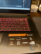 (USED) MSI GF63 9RCX i5-9300H 4G 128-SSD NA GTX 1050 Ti 4GB 15.6inch 1920x1080 Gaming Laptop 95% - C2 Computer