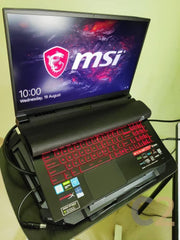 (USED) MSI GF75 10SCSR i7-10750H 4G 128-SSD NA GTX 1650 Ti 4GB 17.3inch 1920x1080 Gaming Laptop 95% - C2 Computer