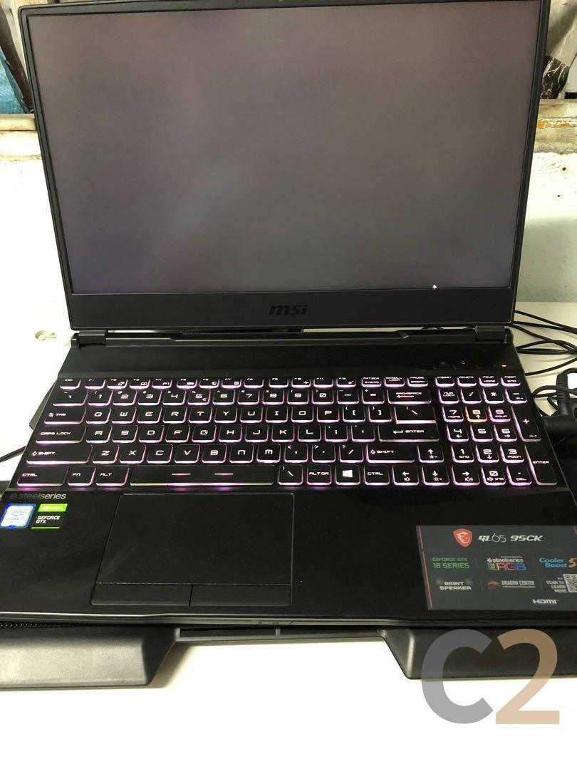 (USED) MSI GL65 i7-10750H 4G 128-SSD NA RTX 2060 6G 15.6inch 1920x1080 Gaming Laptop 95% Secondary image