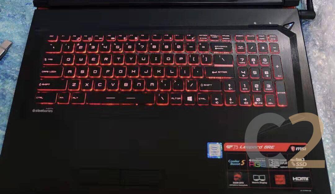 (USED) MSI GP63 I7-8750H 4G NA 500G GTX 1060 6G 17.2inch 1920x1080 Gaming Laptop 95% Secondary image