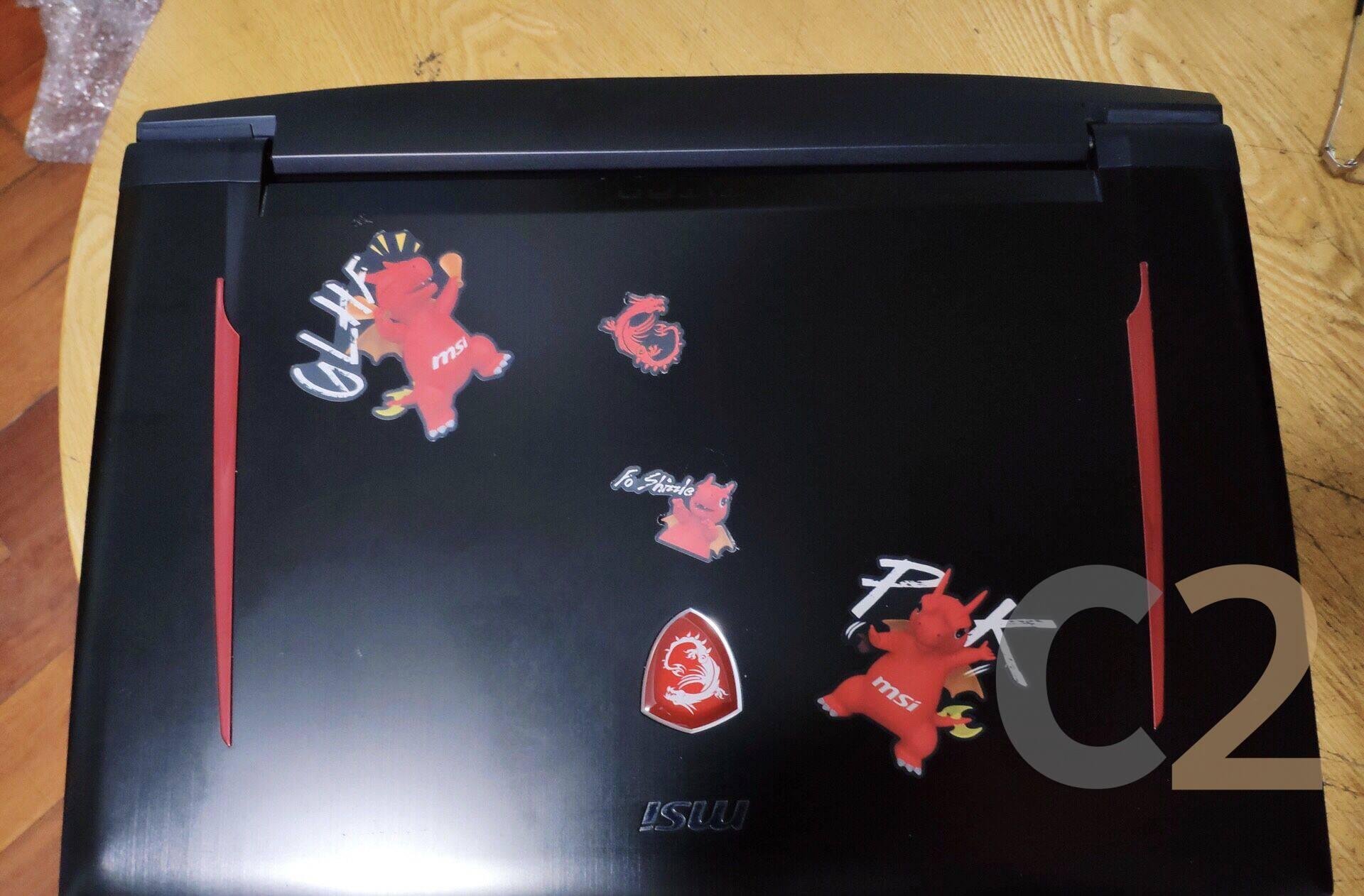 (USED) MSI GT73VR-7RF-450CN I7-7700HQ 4G NA 500G GTX 1060 6G 17.2inch 1920x1080 Gaming Laptop 95% - C2 Computer Main image