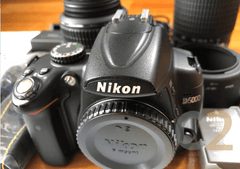 (USED)Nikon/尼康 D5000（18-55mm) 家用入門新手單反男女生單反相機專業 95% NEW - C2 Computer