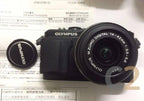 (USED)奧林巴斯/OLYMPUS E-PL5 連 （14-42mm） 無反相機 觸摸屏 可換鏡頭 旅行 Camera 95% NEW（黑/白） - C2 Computer