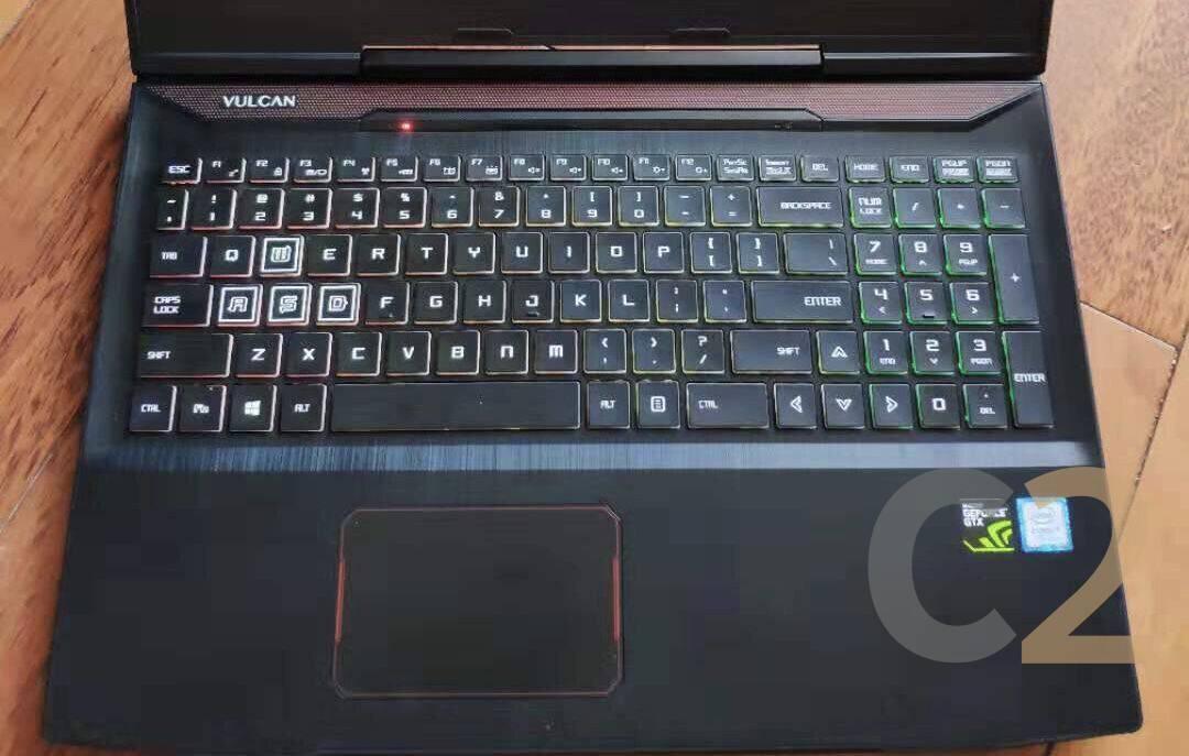 （二手）vulcan地獄火x5 i7-8750H 4G 128G-SSD NA GTX 1050 4G 15.5英寸1920x1080遊戲筆記本電腦95％ 次要影像
